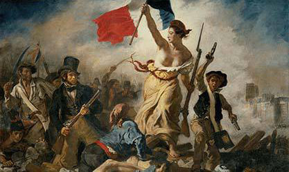 Image: Eugene Delacroix, “Liberty Leading the People”, 1830.