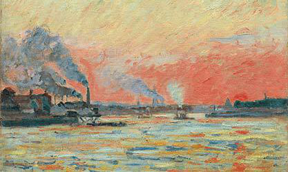 Image: Armand Guillaumin, “Confluent de la Seine et de la Marne à Ivry”, 1889.