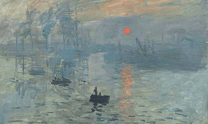 Image: Claude Monet, “Impression, soleil levant”, 1872.