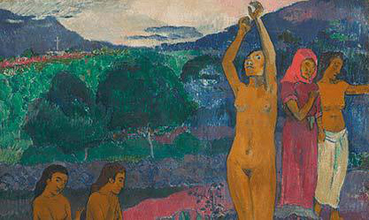 Image: Paul Gauguin, “The Invocation”, 1903.