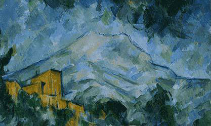 Image: Paul Cézanne, “Mont Sainte-Victoire and Château Noir”, 1904-1906.