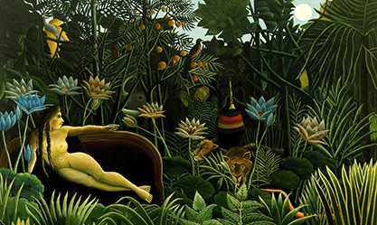 Image: Henri Rousseau, “The Dream”, 1910.