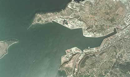 Image: Geospatial Information Authority of Japan, “Minamata Bay”, 1974, trimmed by ARCHIVE.