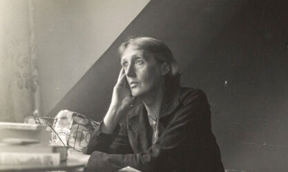 Image: “Virginia Woolf at Monk's House”.