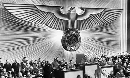 Image: “Adolf Hitler's speech in the Reichstag”, January 30th 1939.