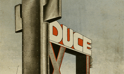 Image: Marinetti, "Parole In Liberta; Futuriste Olfattive Tattili Termiche", 1932.