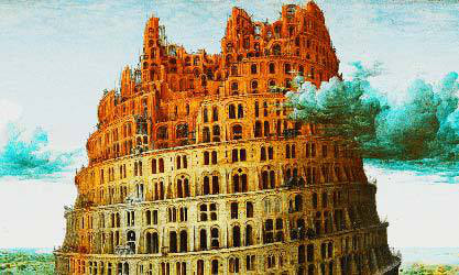Image: Pieter Bruegel The Elder, "The Tower of Babel", 1563-1565.