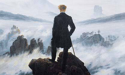 Image: Caspar David Friedrich, “Wanderer above the Sea of Fog”, 1818.