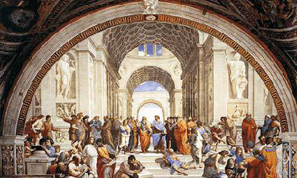 Image: Raffaello Sanzio, "Scuola Di Atene", 1509 - 1511.