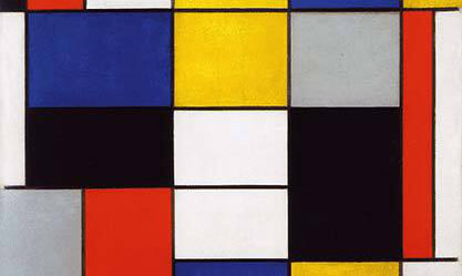 Image: Piet Mondrian, “Composition A”, 1920.