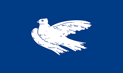Image: “Friedenstaube des Friedensrates der DDR”, based on Pablo Picasso’s “Die fliegende Taube” in July 9th, 1950.